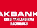 Akbank kredi yapılandırma
