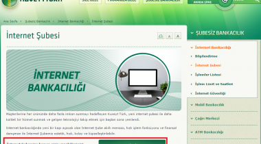 Kuveyt Türk İnternet Bankacılığı