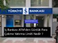 İş Bankası ATM