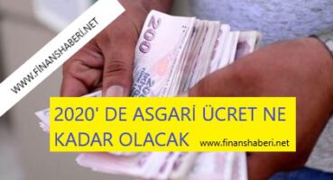 2020 Asgari Ücret