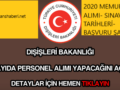 2020 Dışişleri