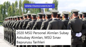 Milli Savunma Üniversitesi Personel Alımı 2020
