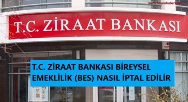 Ziraat Bankası BES İptal Etme