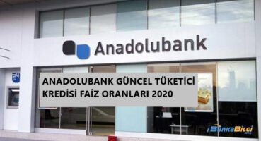 Anadolubank Tüketici Kredisi Faizleri 2020