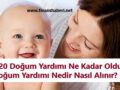 Doğum Yardımı Ne Kadar Oldu 2020