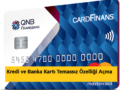 card finans temezsız özelliği açma