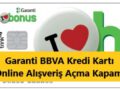 garanti bbva online alışveriş açma kapama
