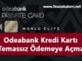 odeabank temassız açma