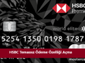 HSBC Temassız ödeme açma