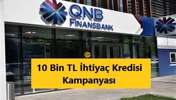 Finansbank 10 TL İhtiyaç Kredisi