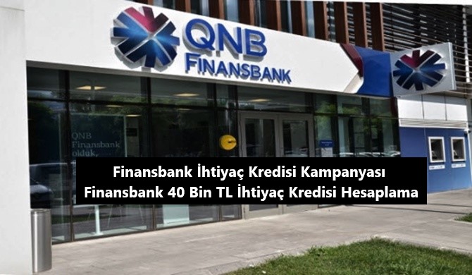 Finansbank İhtiyaç kredisi kampanyası
