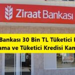 Ziraat bankası ihtiyaç kredisi kampanyası