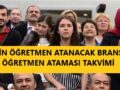 20 BİN ÖĞRETMEN ALIMI 2022