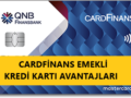 qnb finansbank cardfinans emekli kredi kartı başvurusu