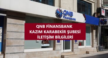 QNB Finansbank Kazım Karabekir Şubesi