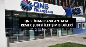 QNB Finansbank Kemer Şubesi